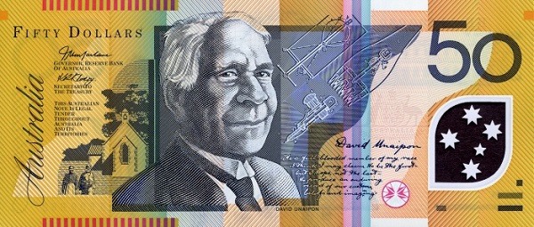 aud - 50 австралийских долларов образца 2005 года